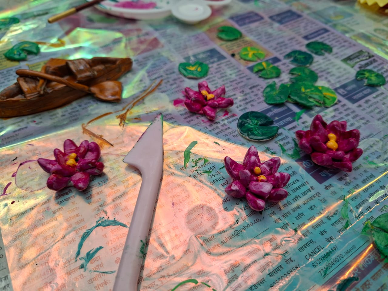 Resin Lotus Pond Workshop