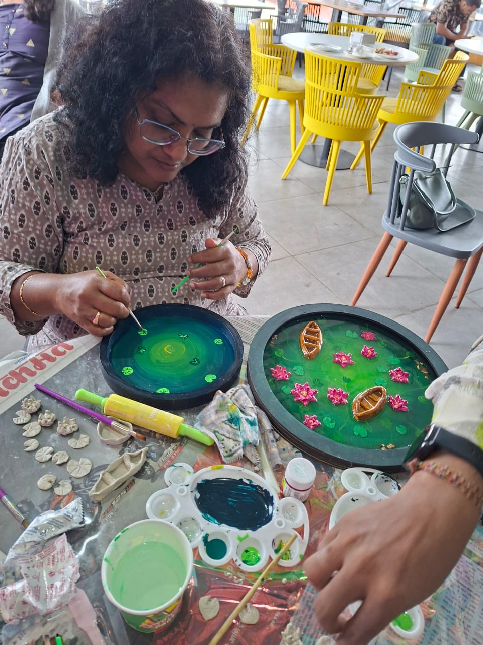 Resin Lotus Pond Workshop