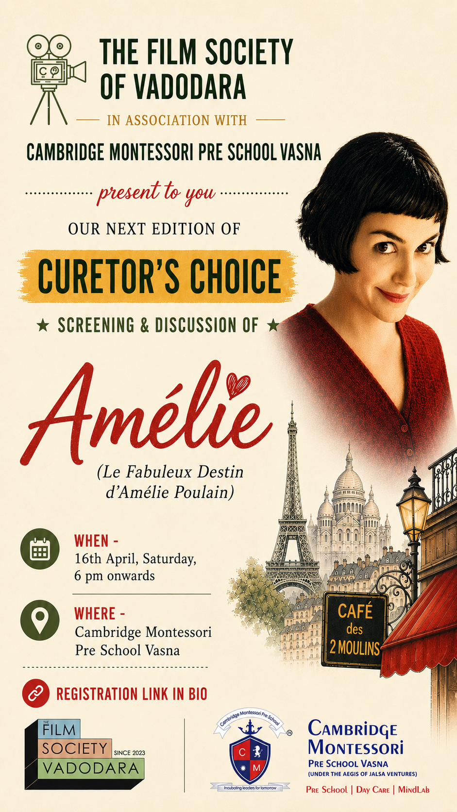Curator's Choice Film Screening: Amelie