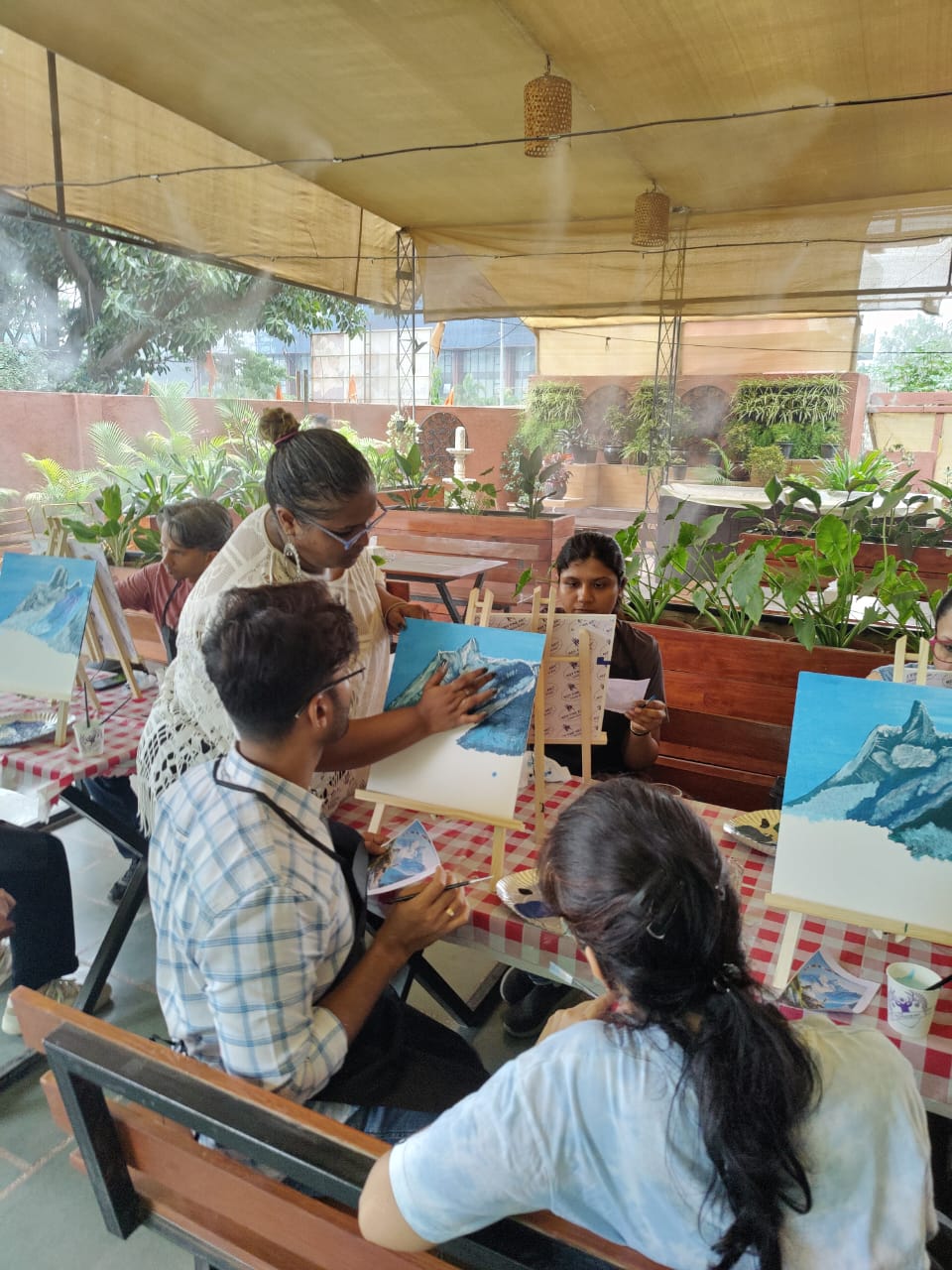 Canvas Painting: A Himalayan Escape with SafeMind Studio