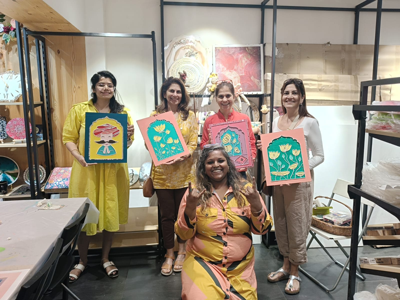 Lippan Jharokha Art with SafeMind Studio