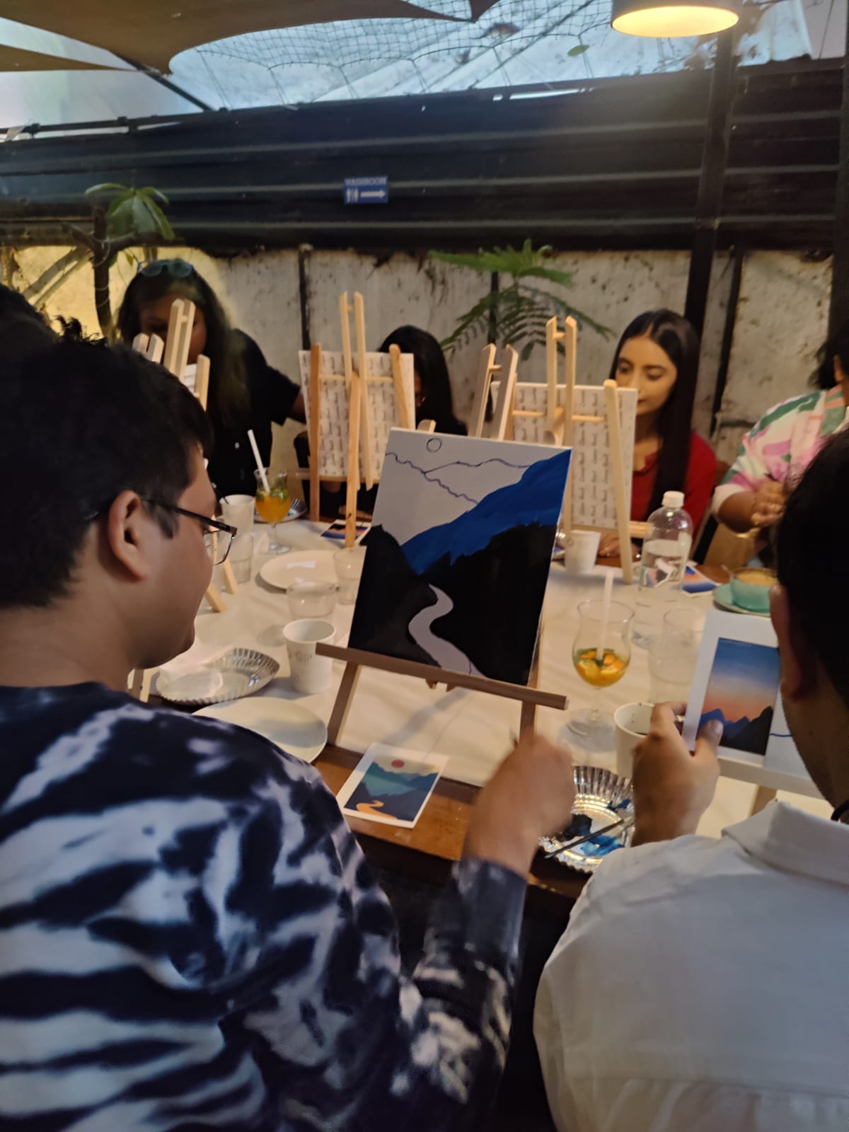 Canvas Painting: A Himalayan Escape with SafeMind Studio