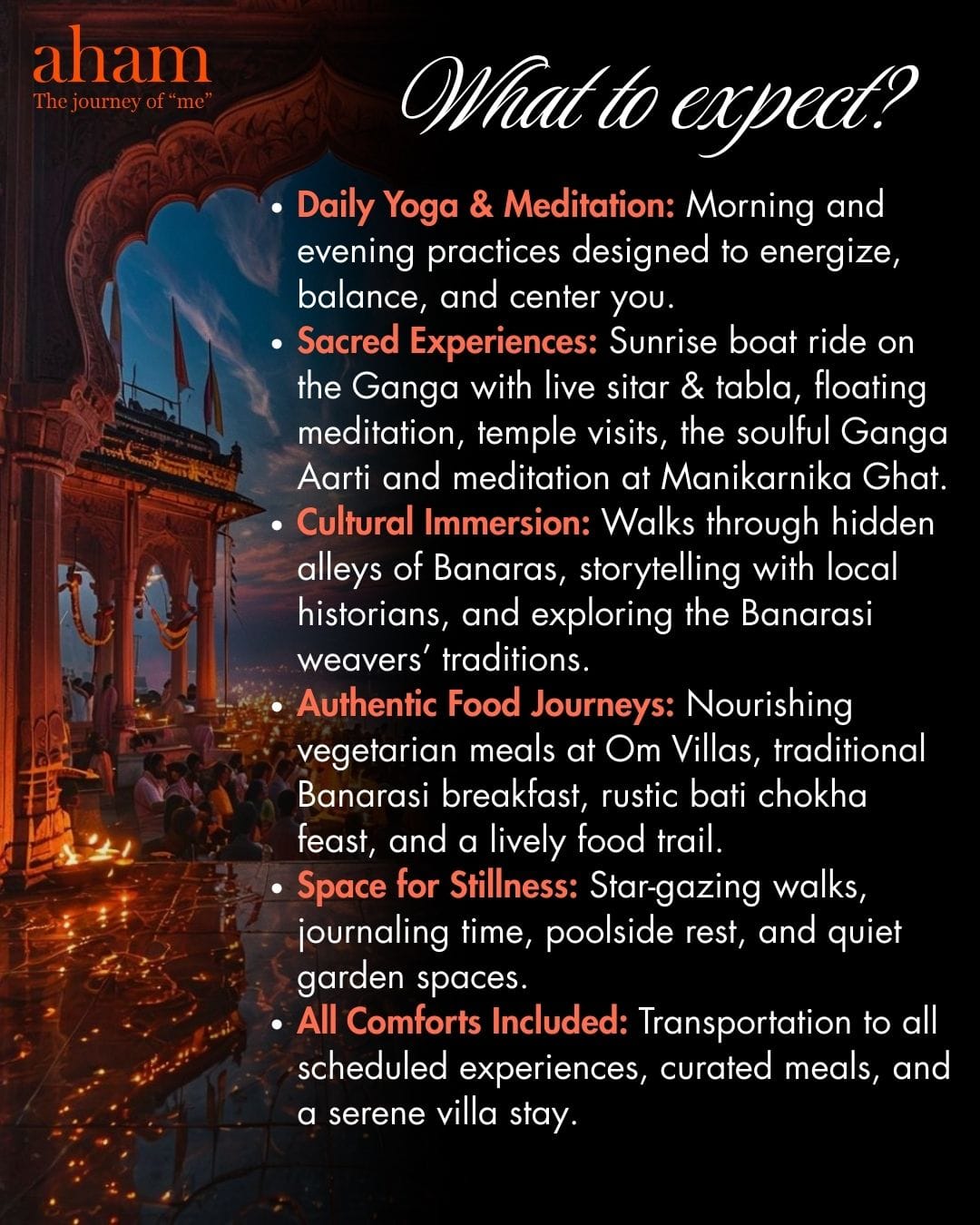 Benaras Retreat- Aham: The Journey of "Me"