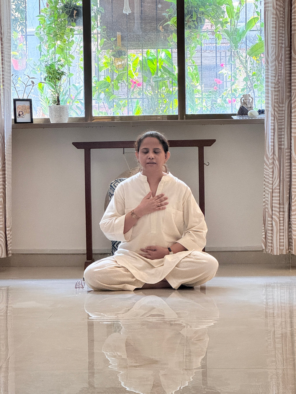 Pranayama- breath work with Idhya