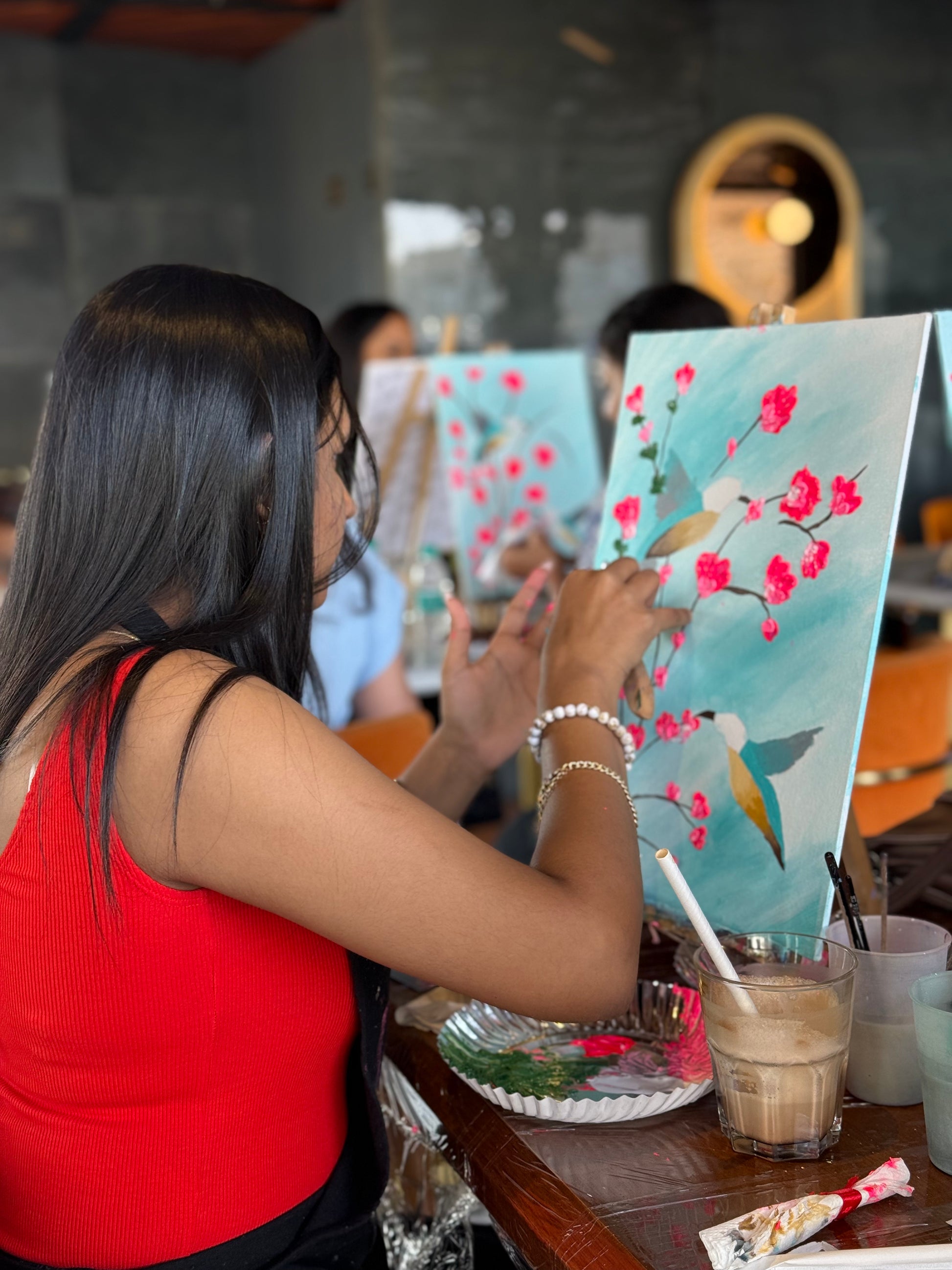 Canvas Painting (Hummingbird)
