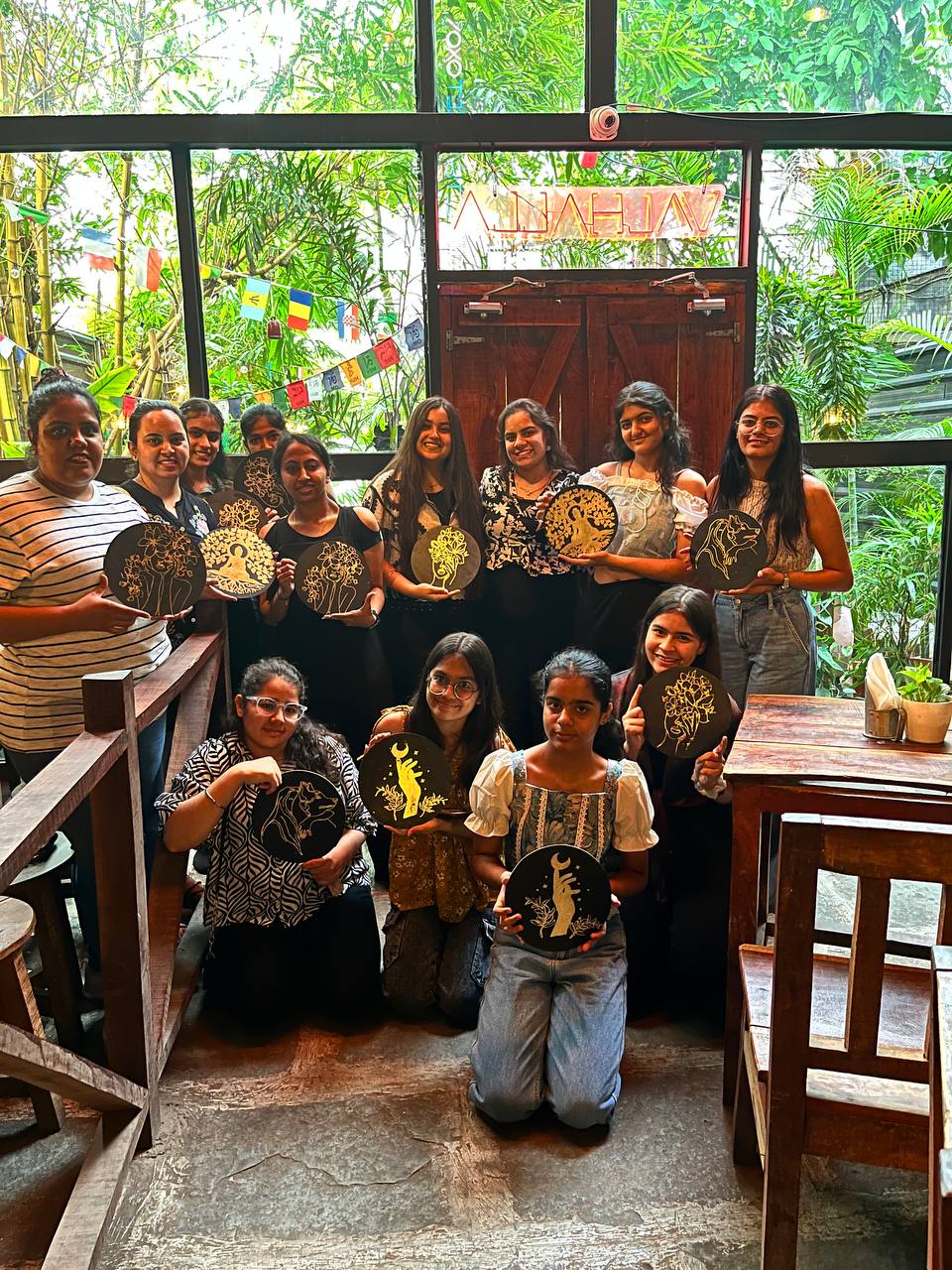 Gold Foil Painting workshop