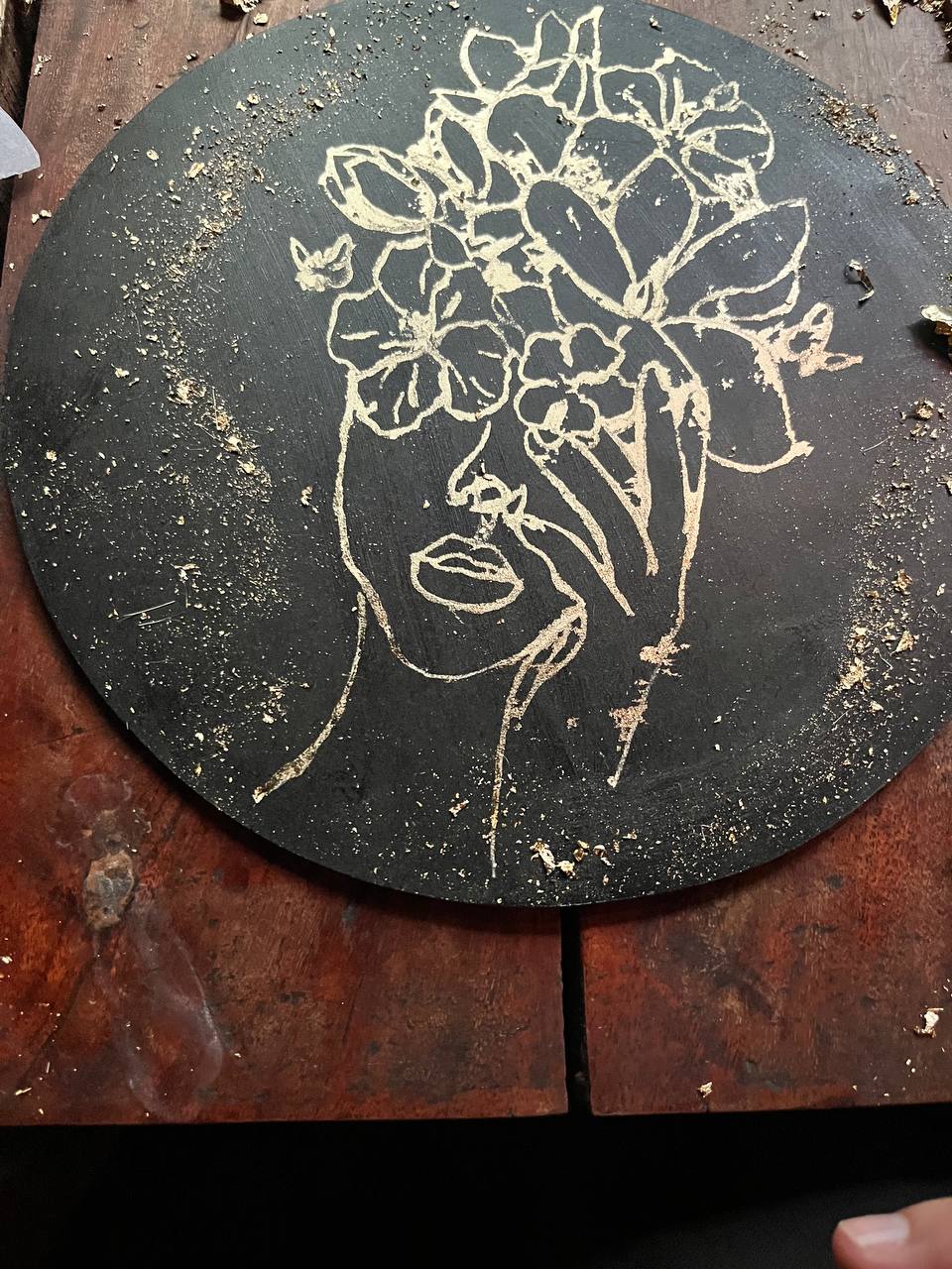 Gold Foil Painting workshop