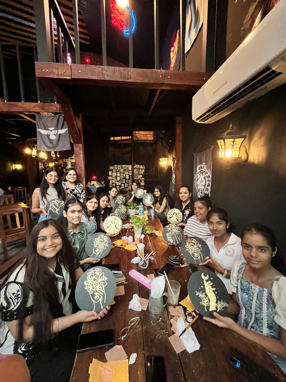 Gold Foil Painting workshop