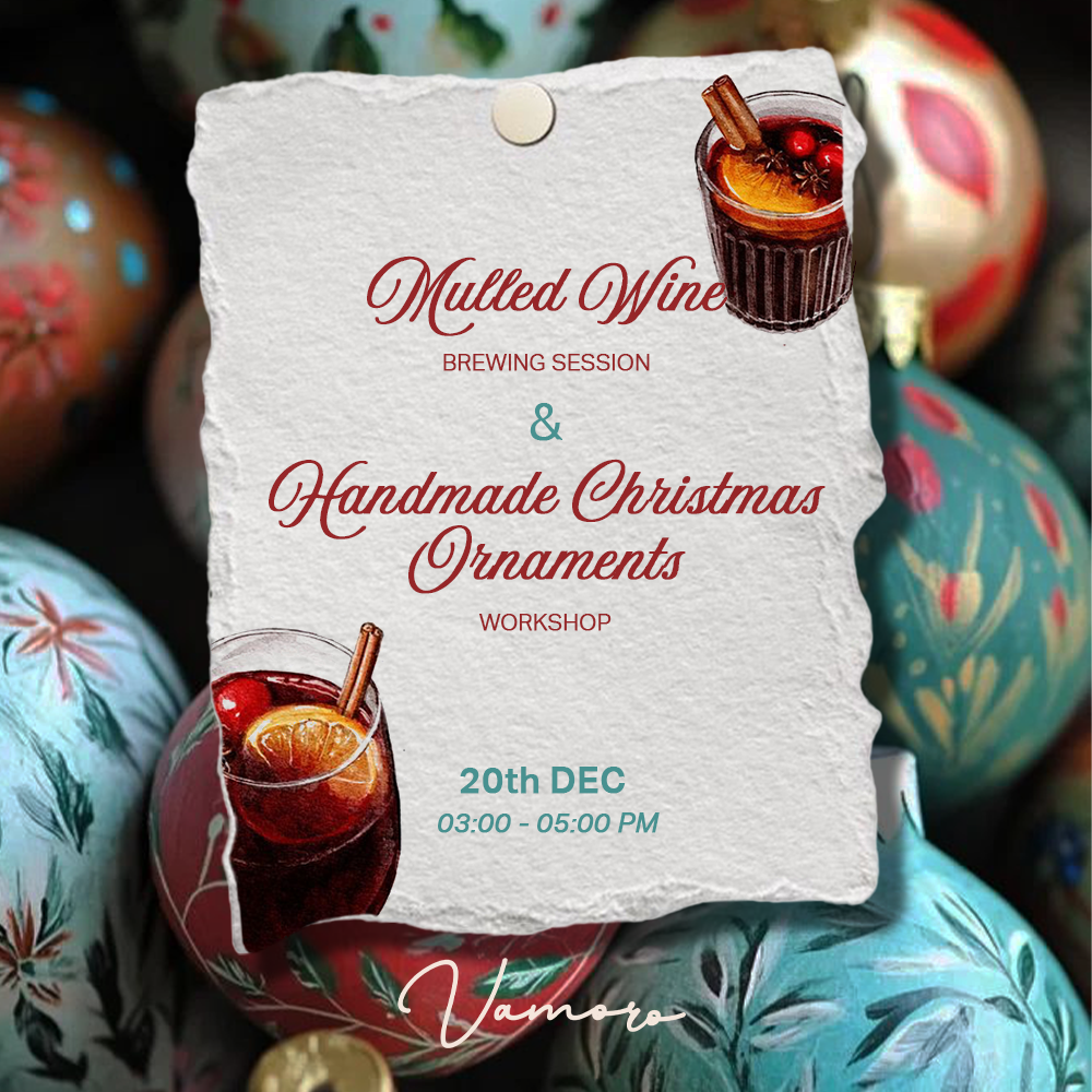 Mulled Wine and Handmade Christmas Ornament Workshop