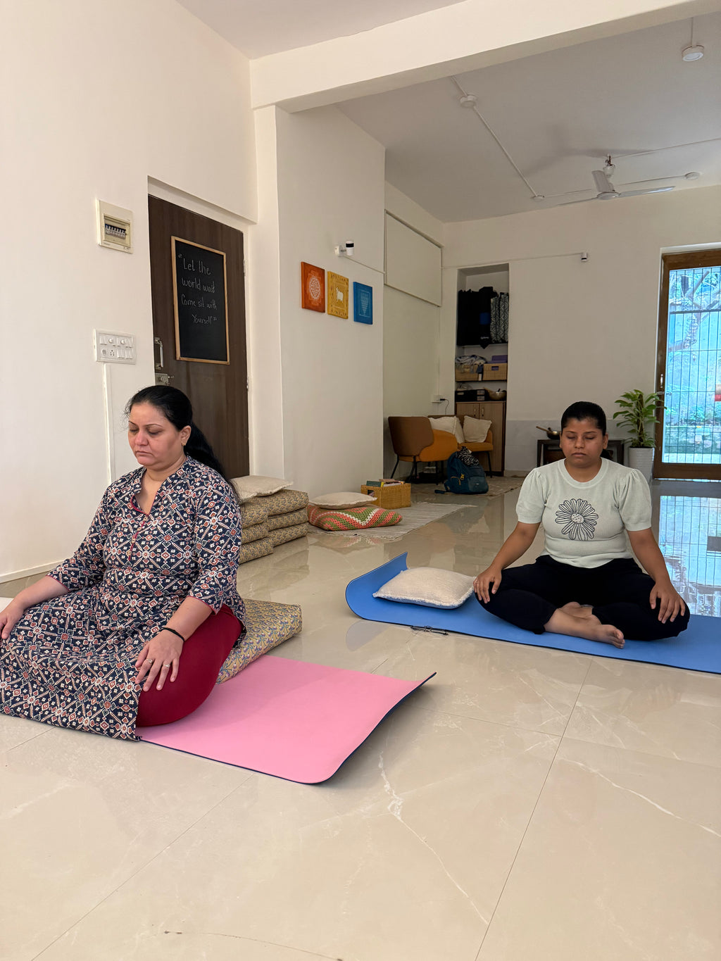 Morning Meditation at Idhya