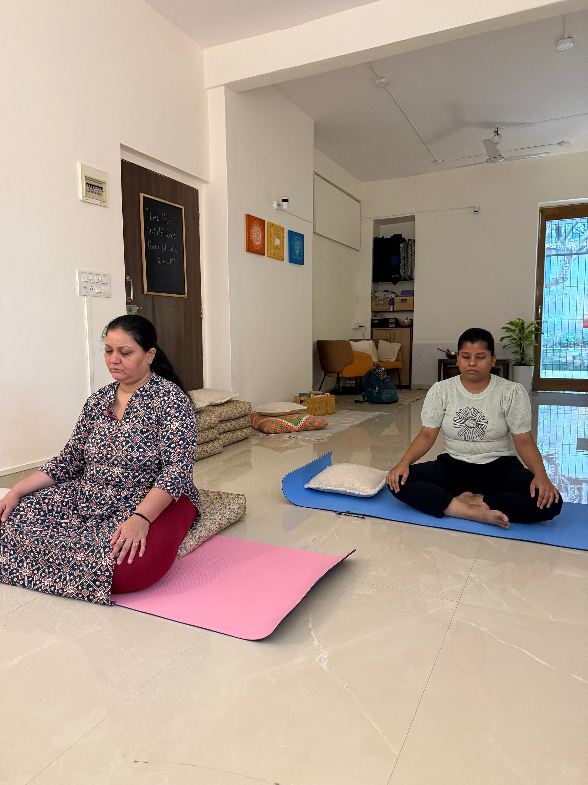 Morning Meditation at Idhya