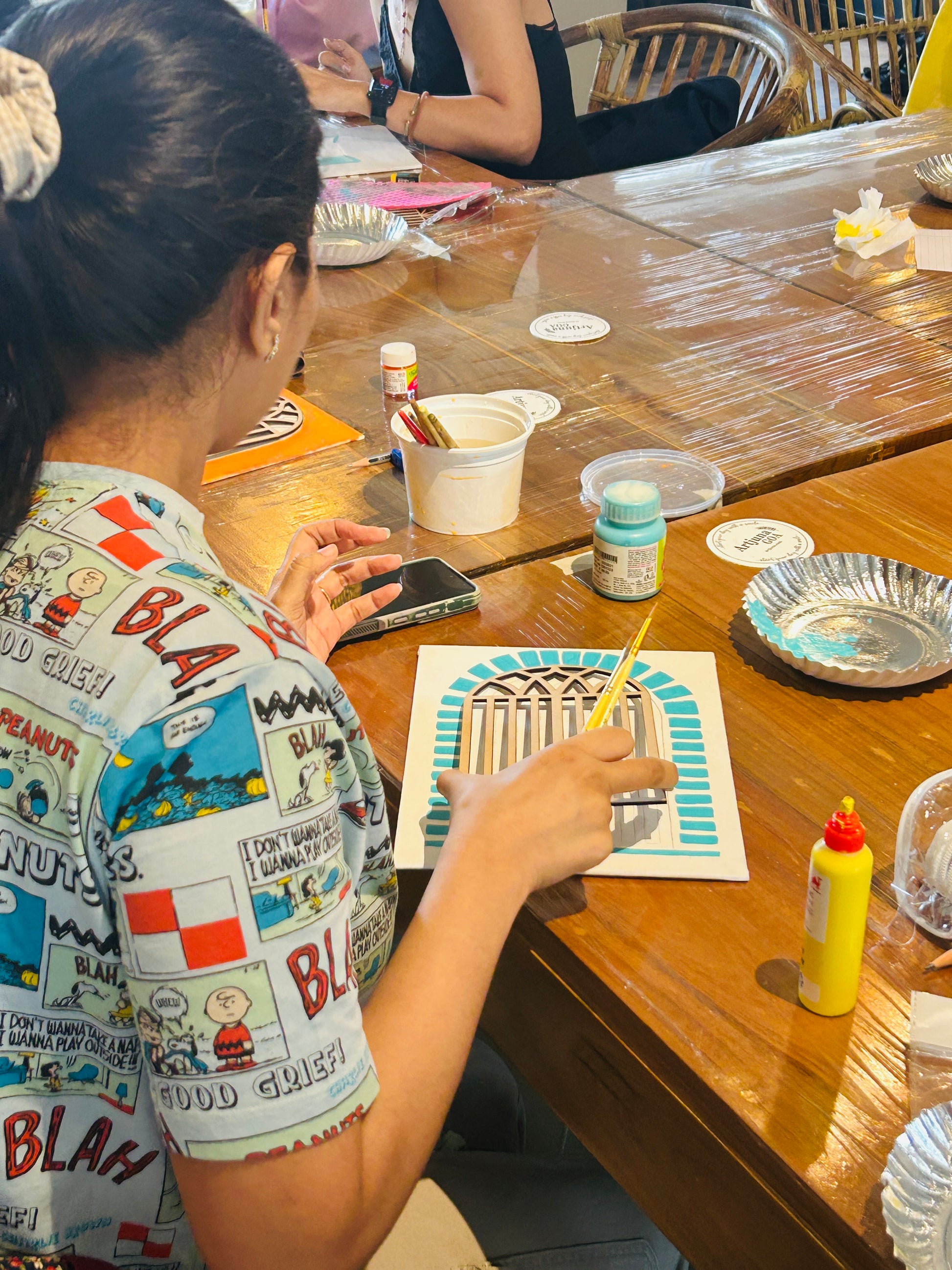 Goa by the Window- Window Painting Workshop