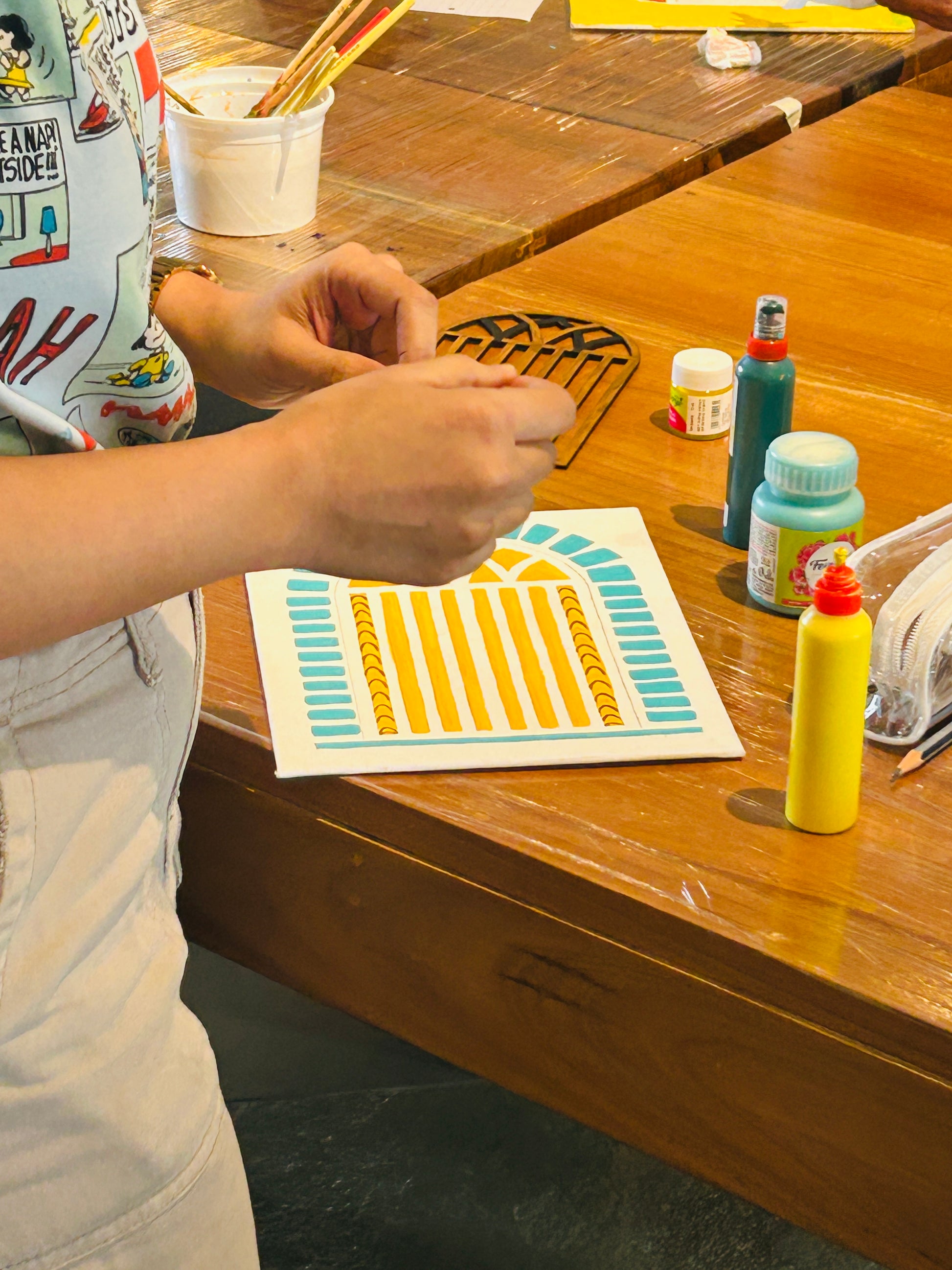 Goa by the Window- Window Painting Workshop