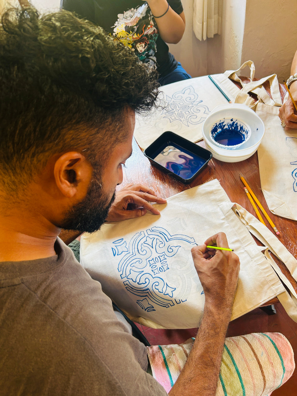Azulejo Painting on Totes: Bring Goa’s Charm to Life