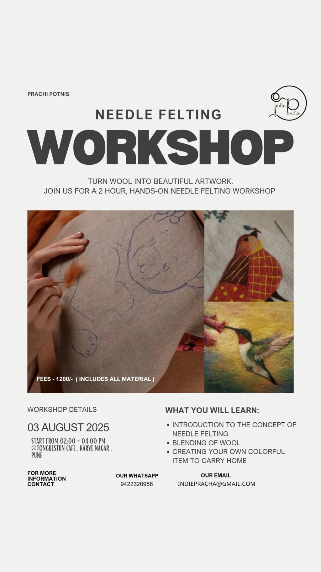 Wet Felting Workshop