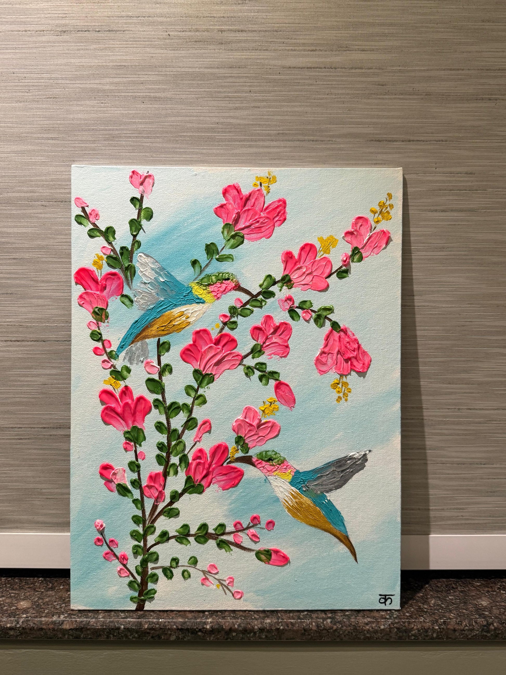 Canvas Painting (Hummingbird)