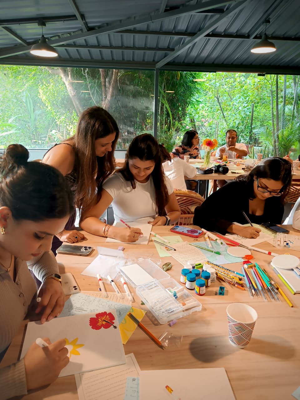 Paint and Ponder: A Calming Art Workshop