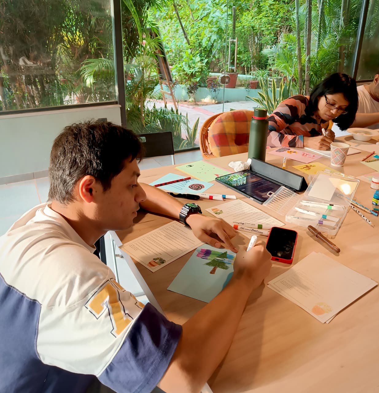 Paint and Ponder: A Calming Art Workshop