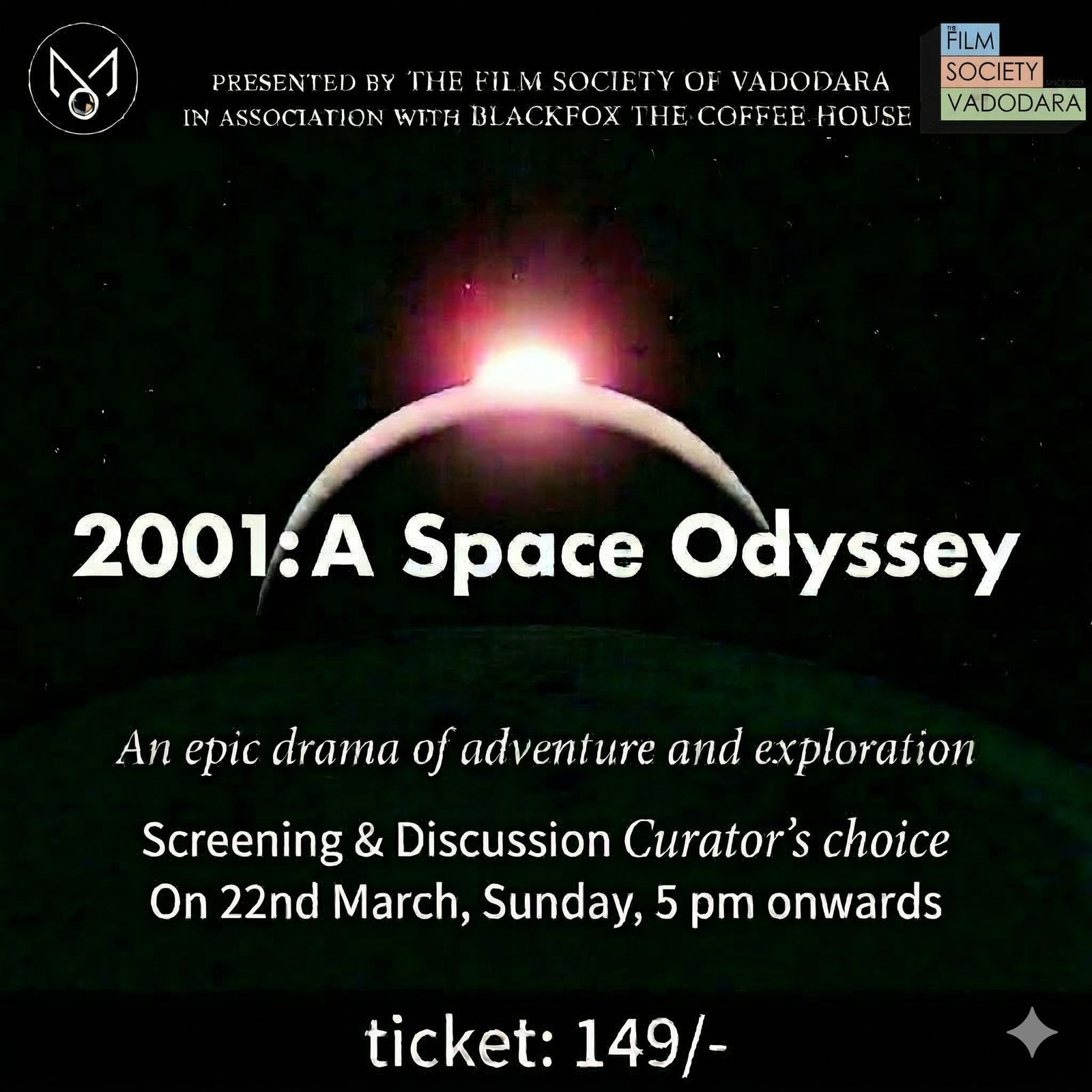 Curator’s Choice Screening: 2001: A Space Odyssey