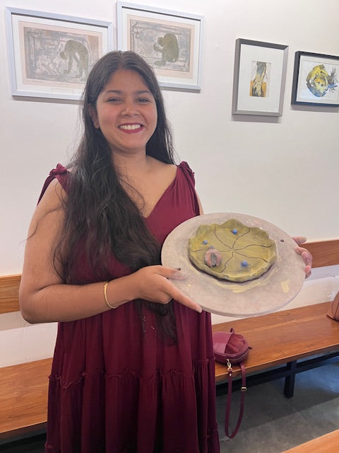 Pottery Workshop - Make, Paint, Carve your own ceramic wall plate or trinket dish