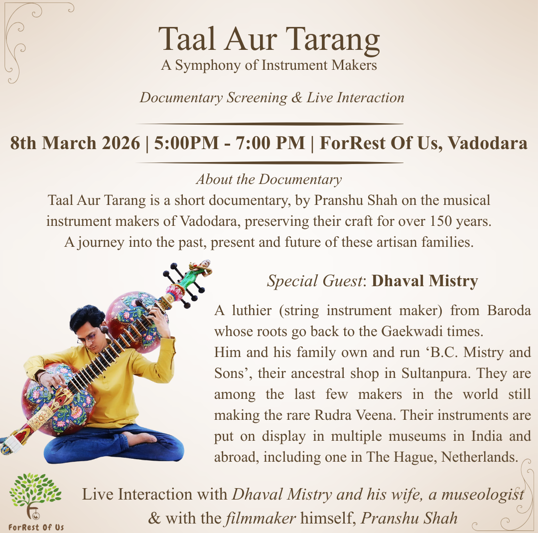 Documentary Screening: Taal aur Tarang- A Symphony of Instrument Makers